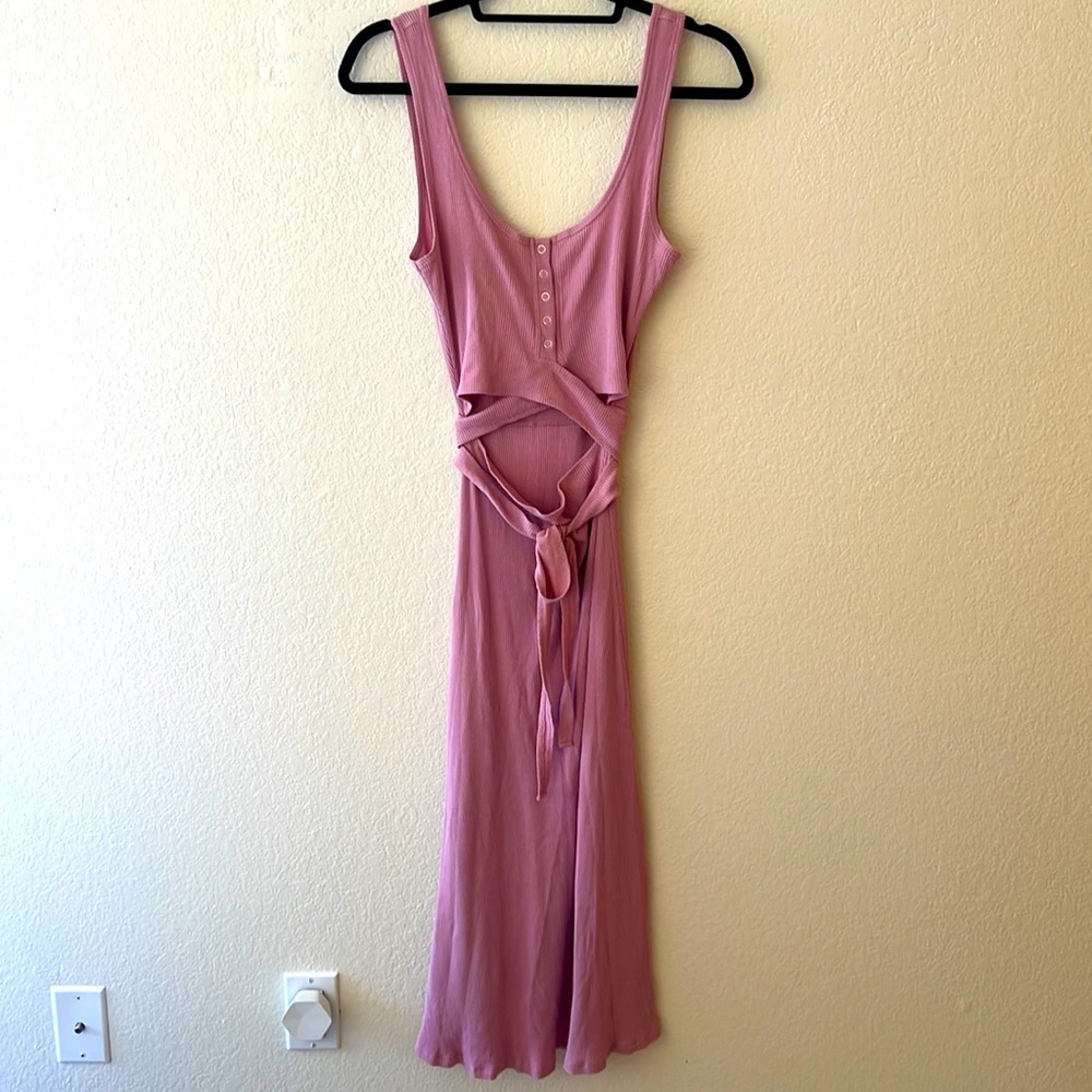 Privacy please pink dress